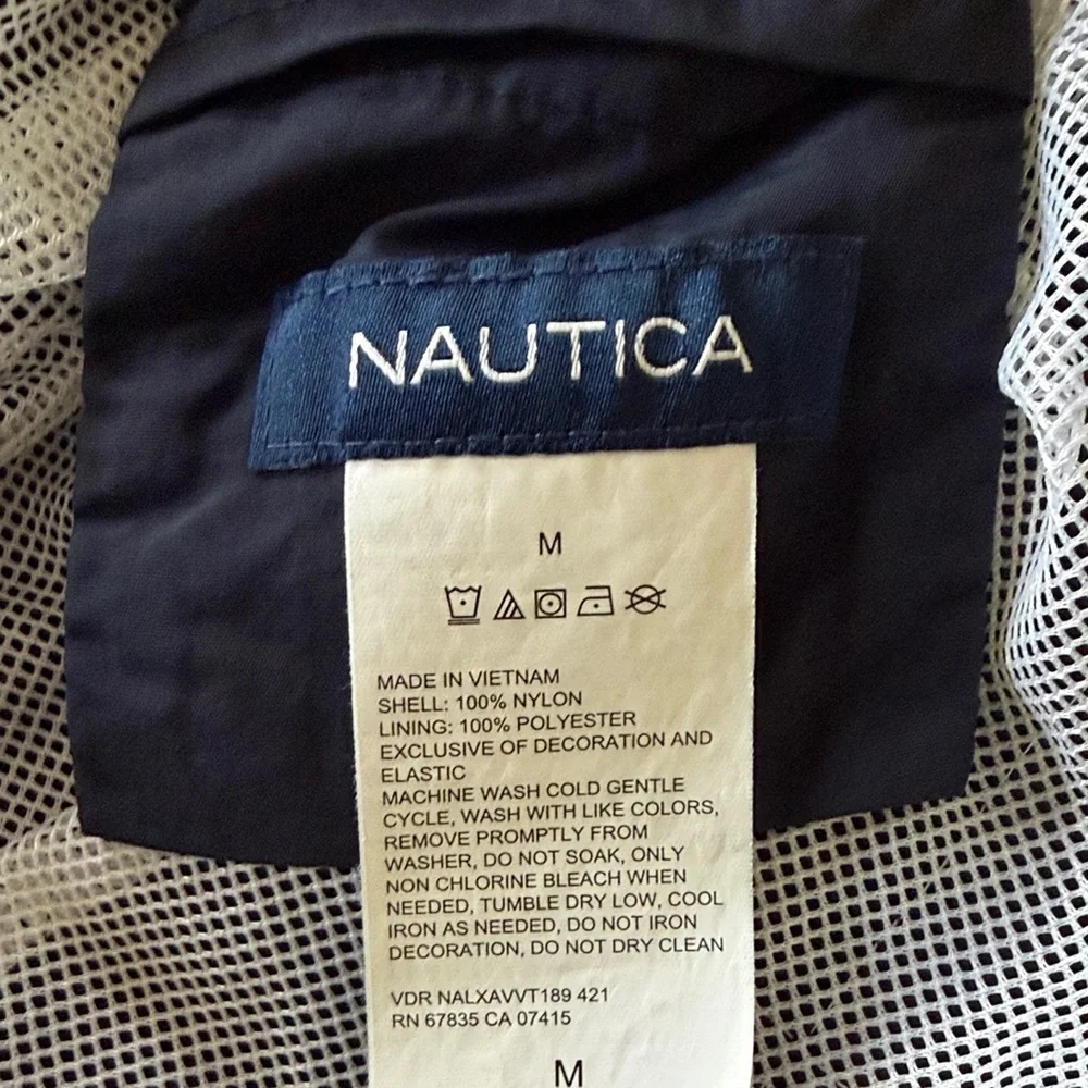 Nautica Navy Swim Shorts medium with Pocket